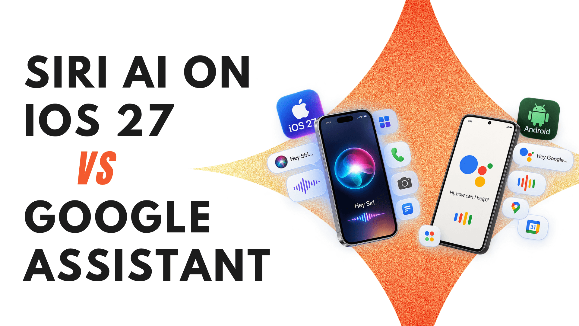 Siri AI on iOS 27 vs Google Assistant