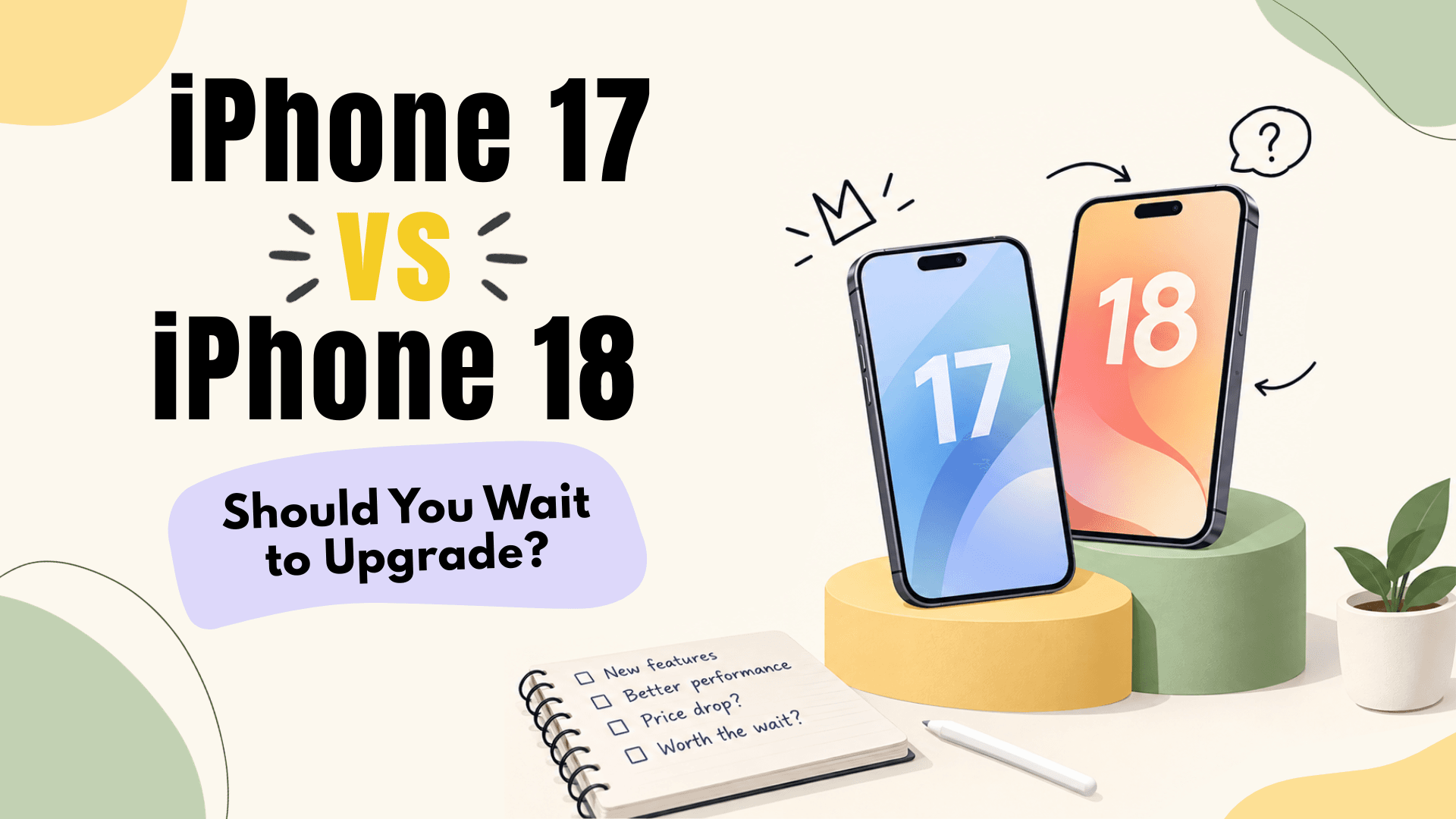 iPhone 17 vs iPhone 18: Should You Wait to Upgrade?